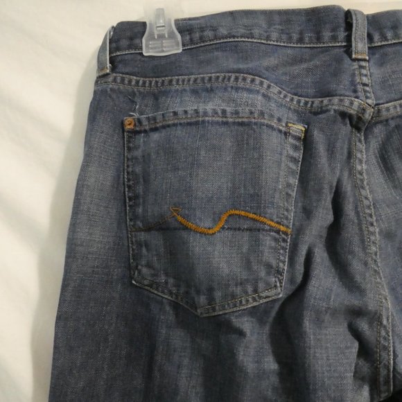 7 FOR ALL MANKIND | size 36 | 100% Cotton | Classic Denim / Blue Jeans - Picture 10 of 16